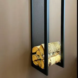 Metal Wall Mounted Firewood Holder