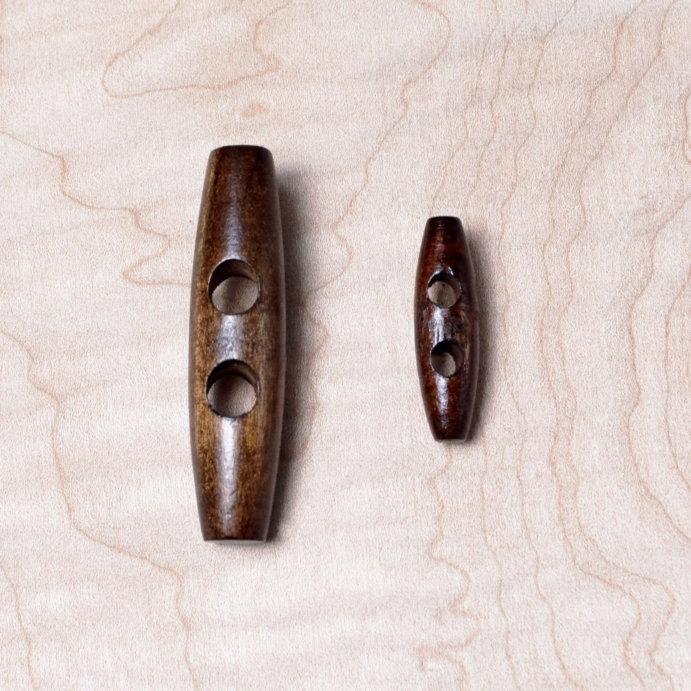 Mini Wood Toggle in Walnut