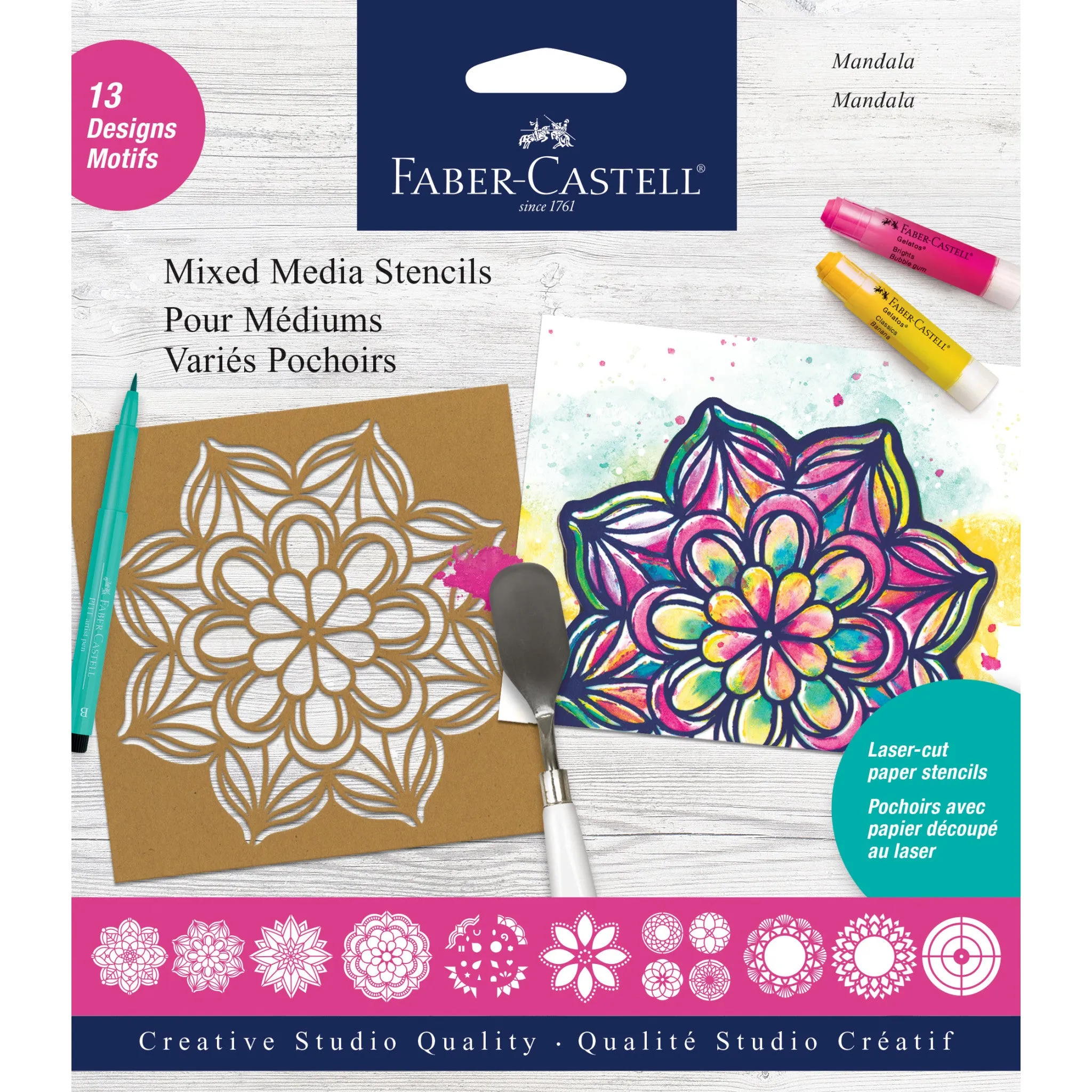 Mixed Media Stencils - Mandala - #770610