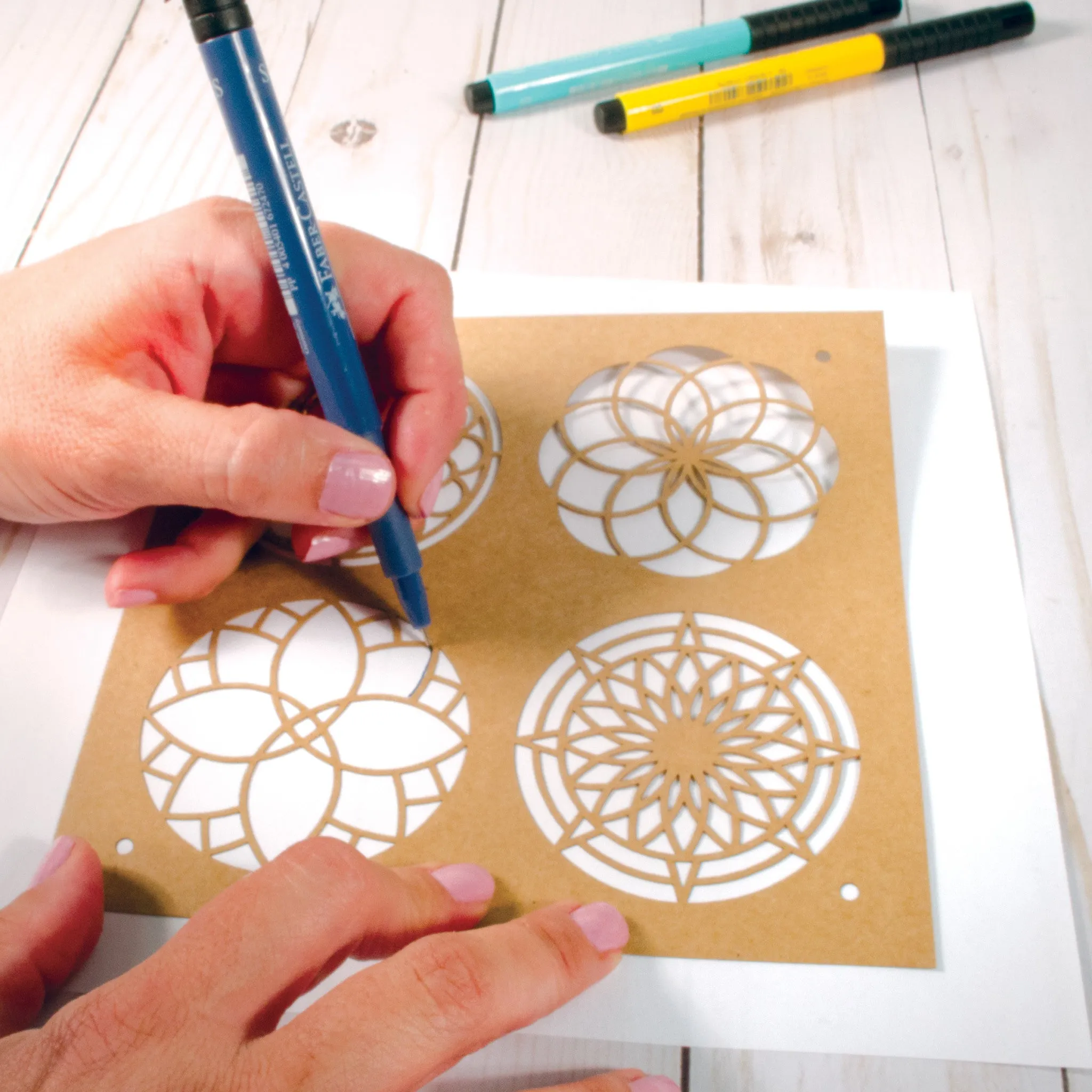 Mixed Media Stencils - Mandala - #770610