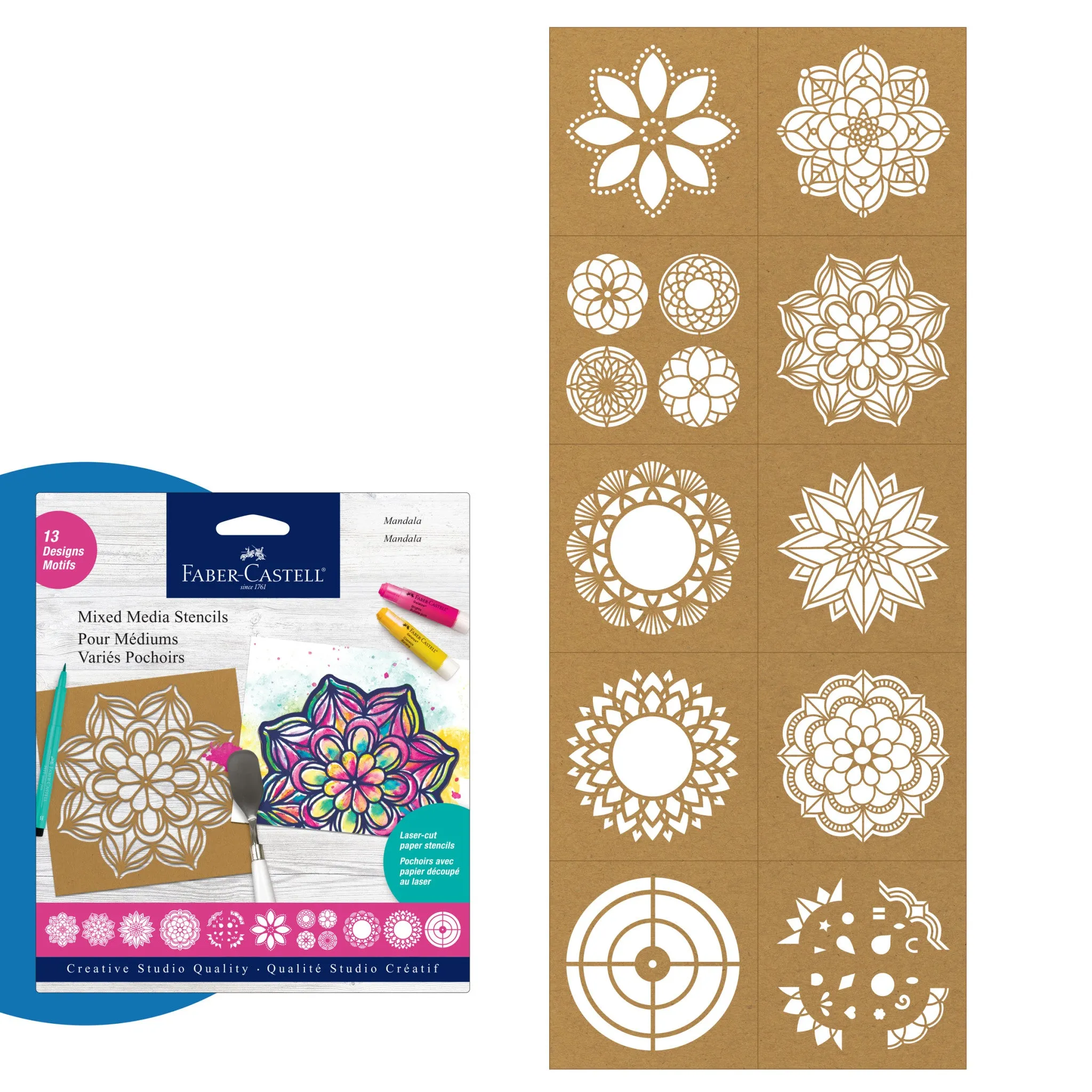 Mixed Media Stencils - Mandala - #770610