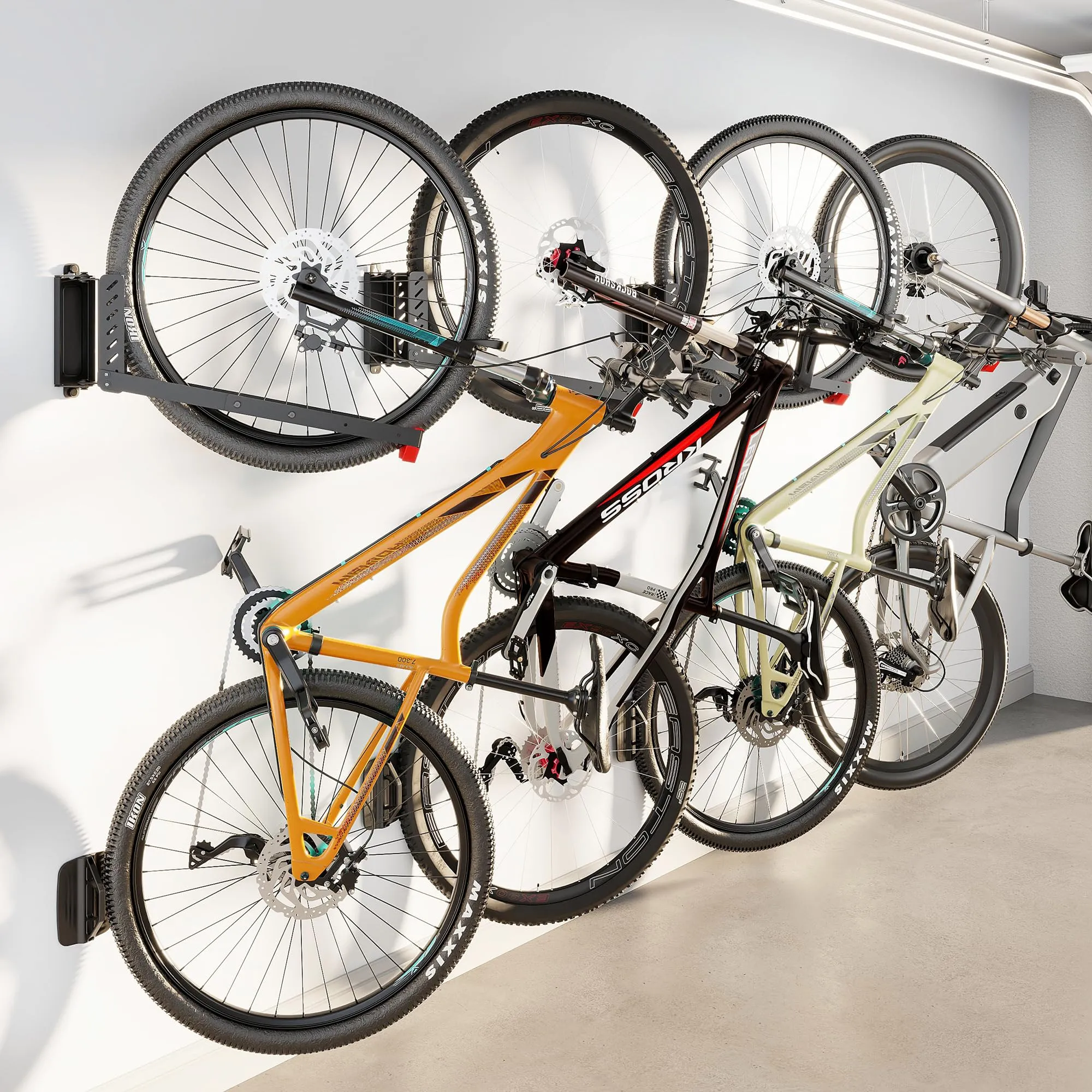 MONTEK Swivel Bike Wall Mount-  Up to 77 lbs capacity