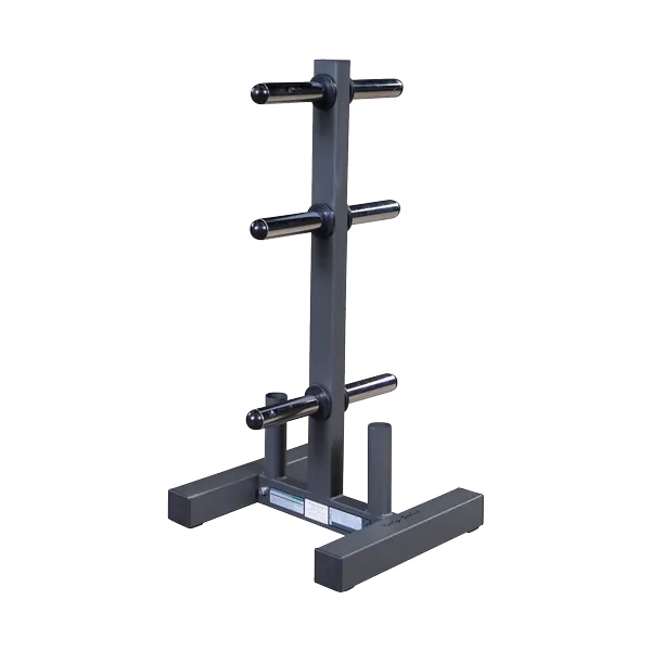 NEW Body Solid Olympic Weight Plate Tree Weight Rack with Barbell Holders Commercial Grade WT46