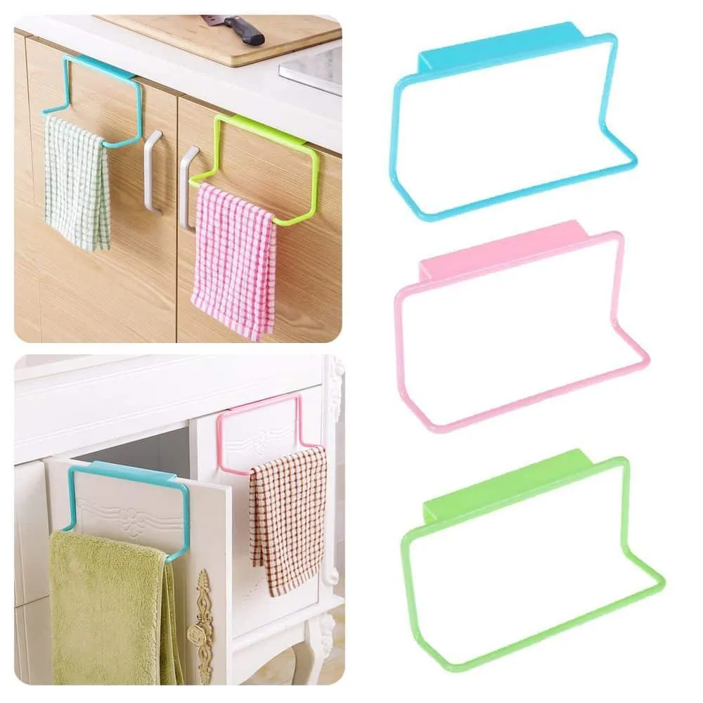 Over Door Kitchen Towel Holder Rack