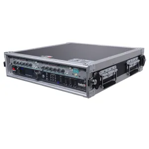 ProX T-2RSS 2U 2U 2 Space Rack Mount ATA Flight Case 19 Inch Depth