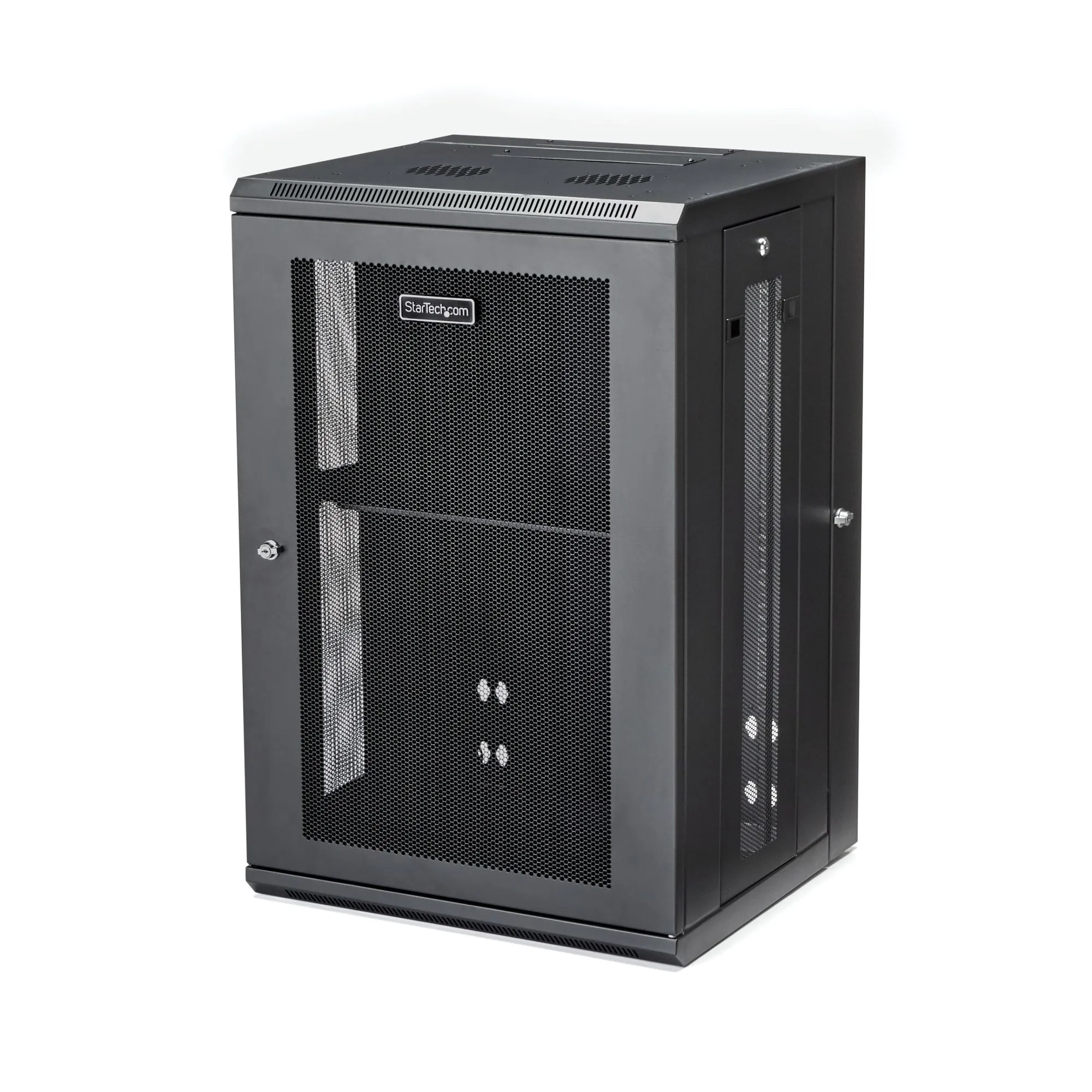 Startech.Com 18U 19" Wall Mount Network Cabinet, 16" Deep Hinged Locking It Network Switch Depth Enclosure, Assembled Ve