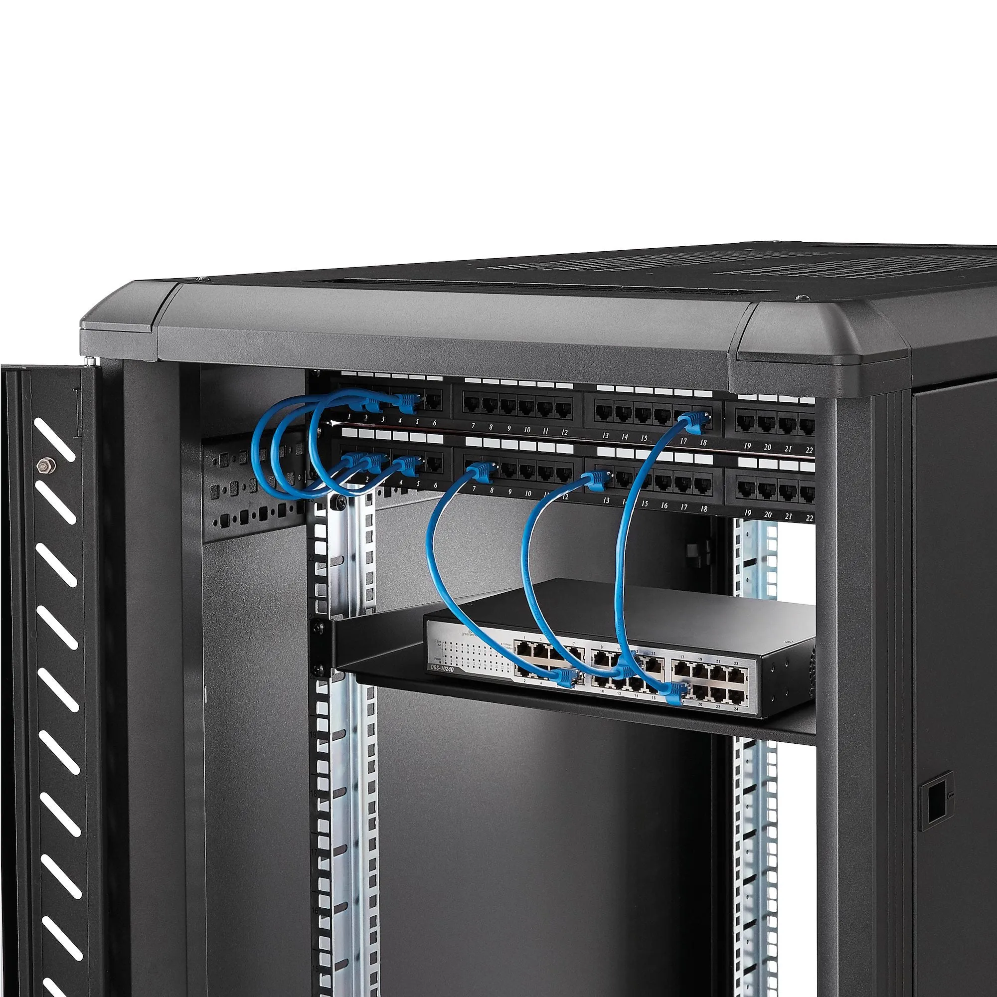 Startech.Com 1U Server Rack Cabinet Shelf - Fixed 10" Deep Cantilever Rackmount Tray For 19" Data/Av/Network Enclosure W