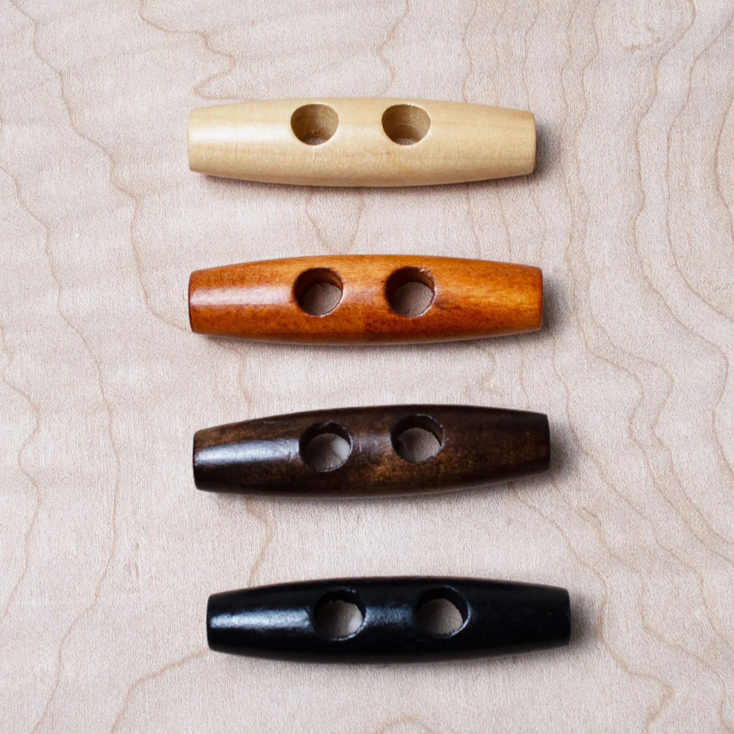 Wood Toggle in Black