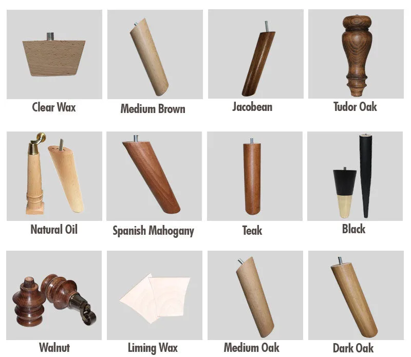 York Classic Furniture Legs With Castors